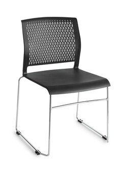 Zaalstoel 804 zwart