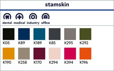 Stamskin kleuren