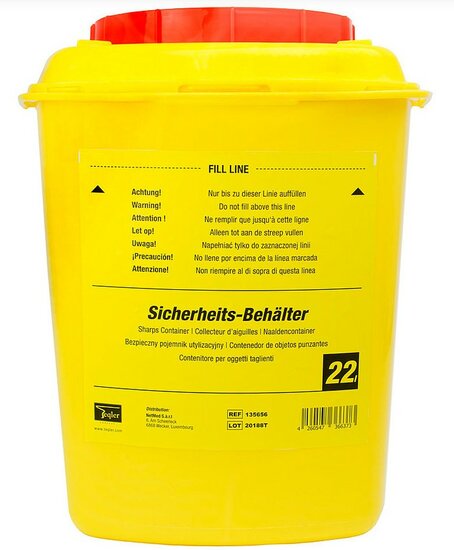 Naaldencontainer 22 Liter