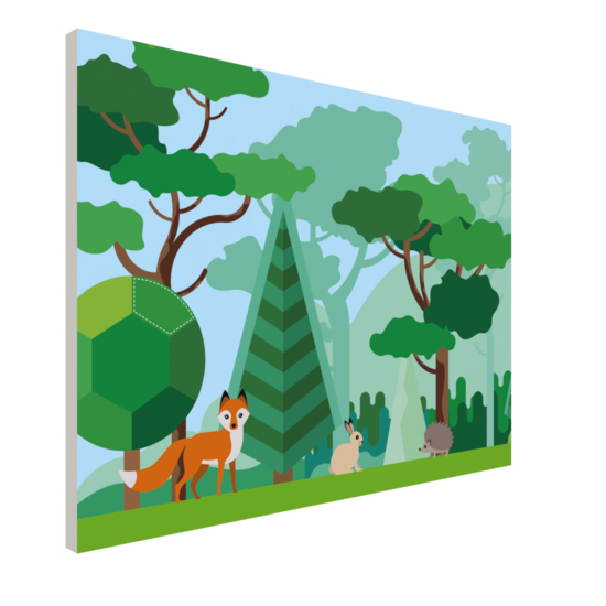 Wanddecoratie Forest